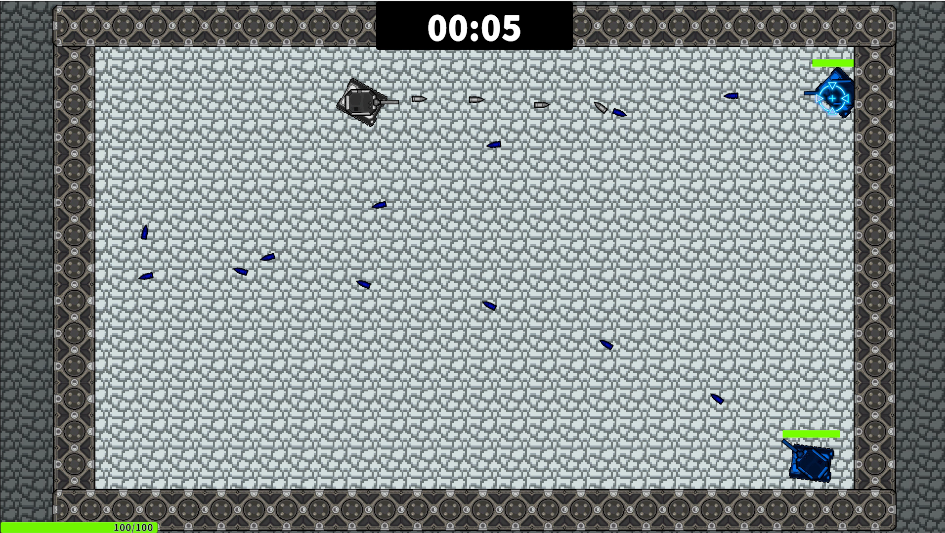 InvincibleTankのゲーム画面