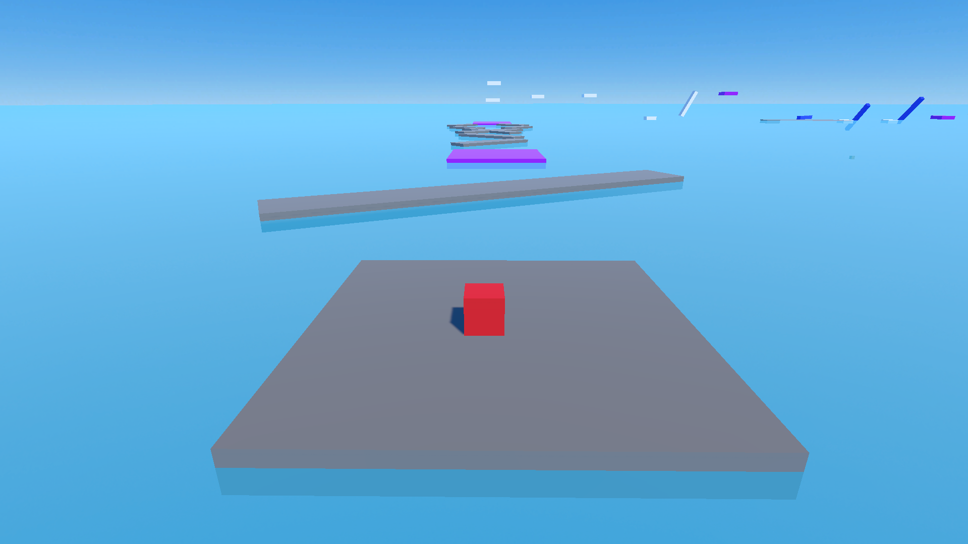 Red Cube Adventureのゲーム画面